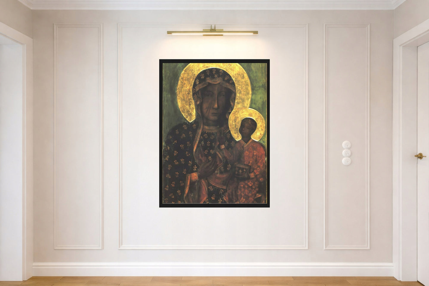 Czarna Madonna Częstochowska — Plakat – plakat do druku