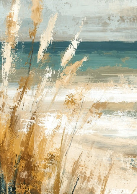 Soft Coastal Trawy — Plakat – plakat na ścianę