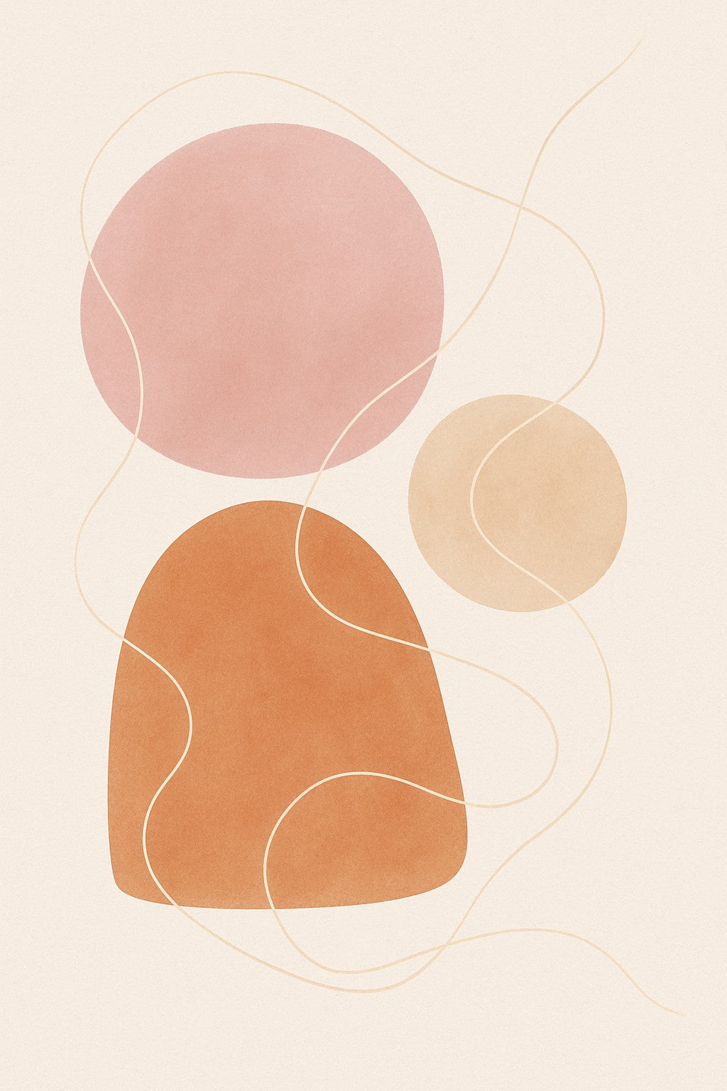 Abstract Shapes Art Print