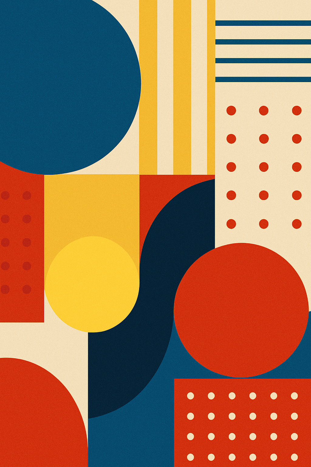 Colorful Geometric Abstract Art