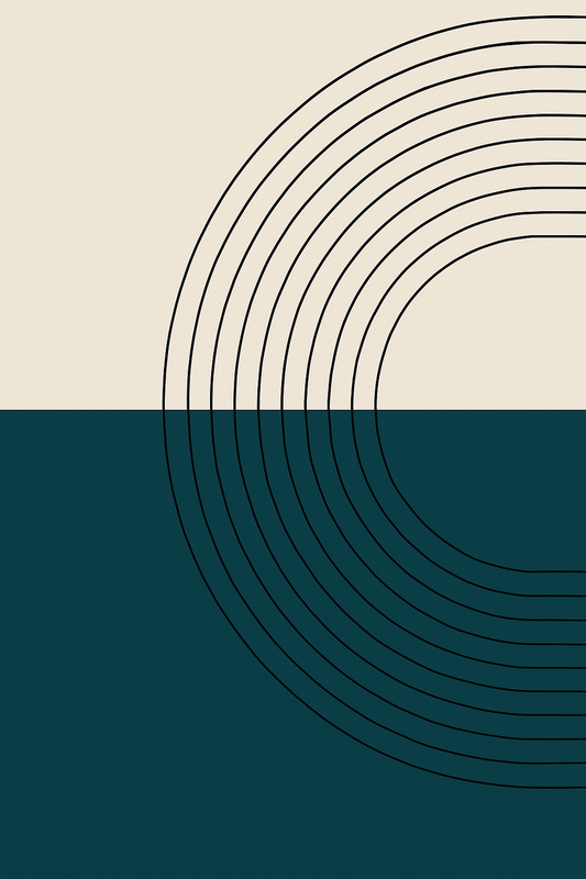 Modern Geometric Art Print