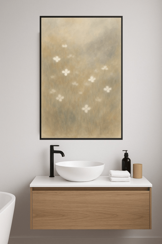 Abstrakcyjna Sztuka Kwiatowego Pola - CasaNookDecor