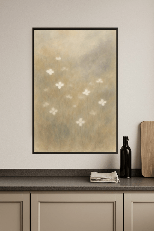 Abstrakcyjna Sztuka Kwiatowego Pola - CasaNookDecor