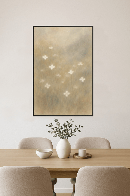 Abstrakcyjna Sztuka Kwiatowego Pola - CasaNookDecor