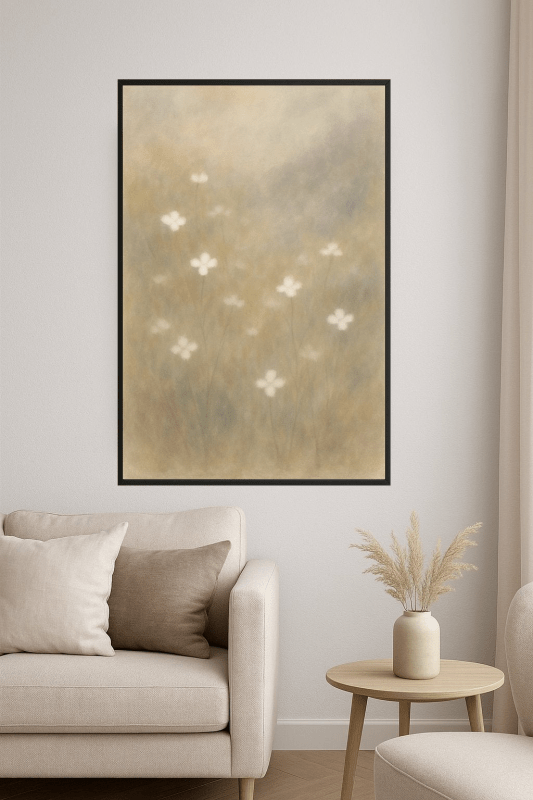 Abstrakcyjna Sztuka Kwiatowego Pola - CasaNookDecor