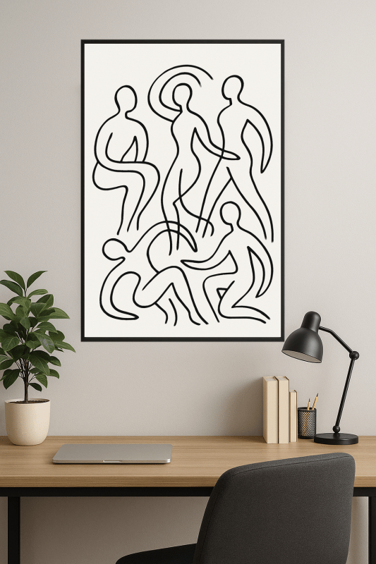 Abstrakcyjne Figury Nr 5 - CasaNookDecor