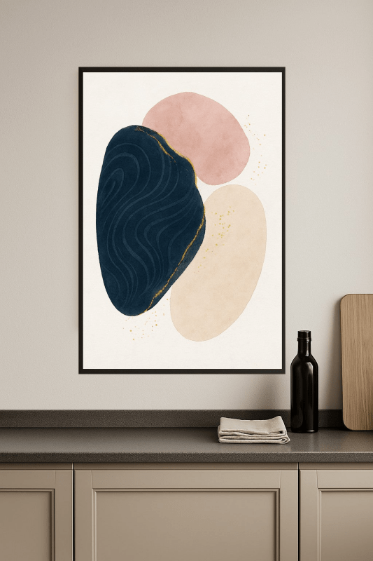 Abstrakcyjne Kształty - Plakat Sztuki - CasaNookDecor
