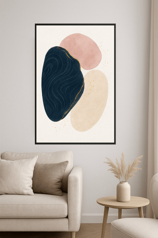 Abstrakcyjne Kształty - Plakat Sztuki - CasaNookDecor