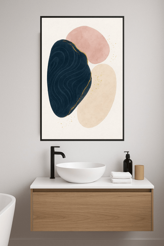 Abstrakcyjne Kształty - Plakat Sztuki - CasaNookDecor