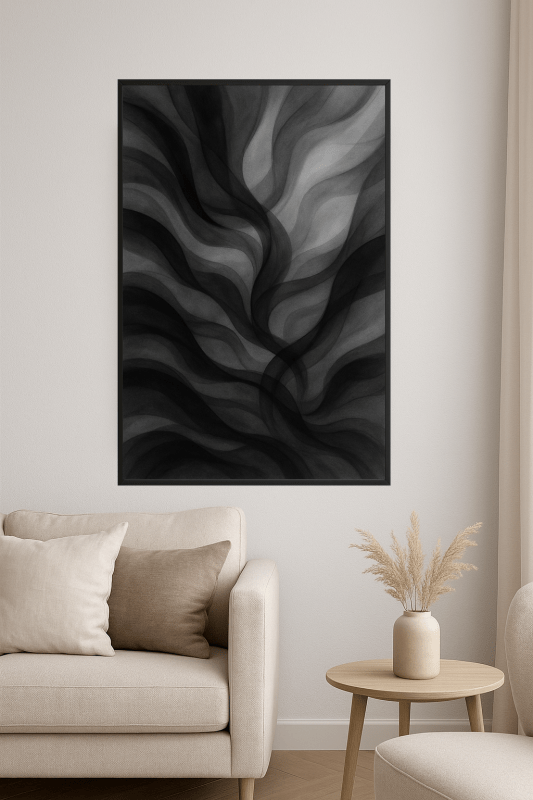 Abstrakcyjne Sztuka Płynących Linii - CasaNookDecor