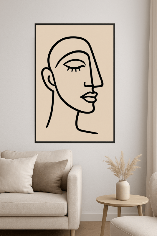 Abstrakcyjne Twarze Nr 5 - CasaNookDecor