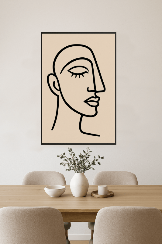Abstrakcyjne Twarze Nr 5 - CasaNookDecor