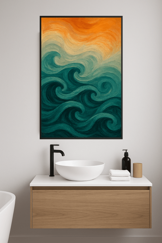 Abstrakcyjny Druk Sztuki Fali - CasaNookDecor