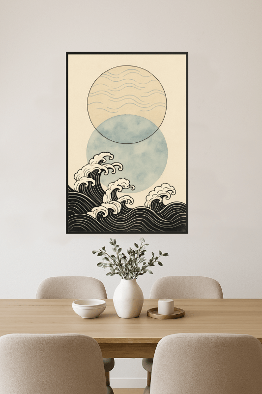 Abstrakcyjny Druk Sztuki Fali - CasaNookDecor