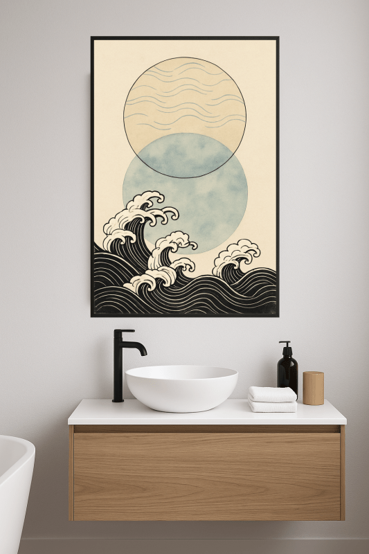 Abstrakcyjny Druk Sztuki Fali - CasaNookDecor