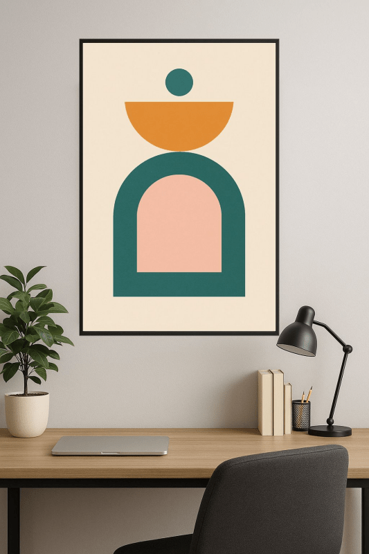 Abstrakcyjny Minimalistyczny Druk Sztuki - CasaNookDecor