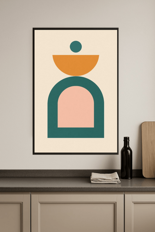 Abstrakcyjny Minimalistyczny Druk Sztuki - CasaNookDecor