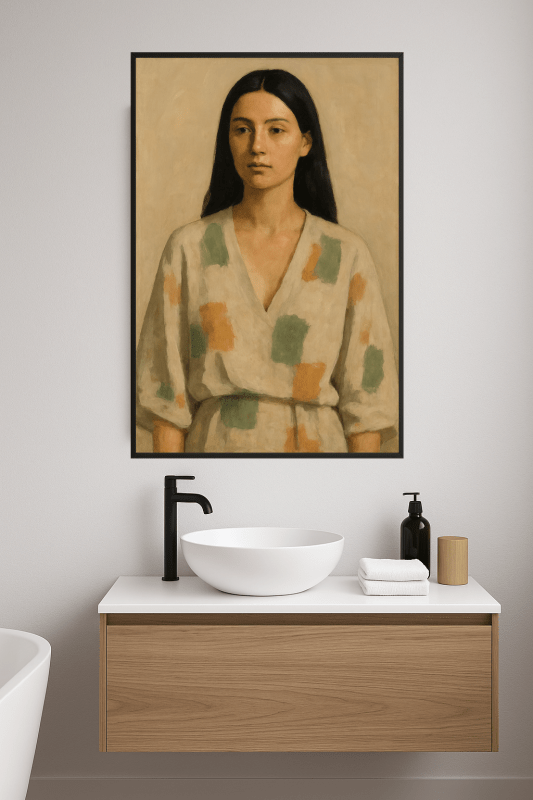 Abstrakcyjny Portret Kobiety - CasaNookDecor