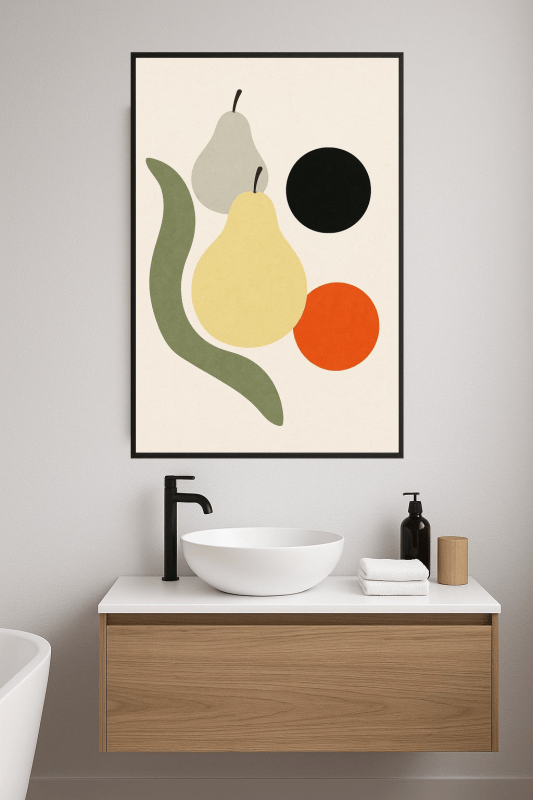 Abstrakcyjny Skład Owoców - CasaNookDecor