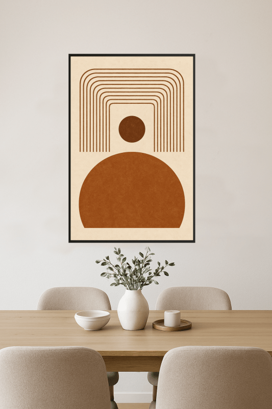 Abstrakcyjny Ziemisty Design - CasaNookDecor