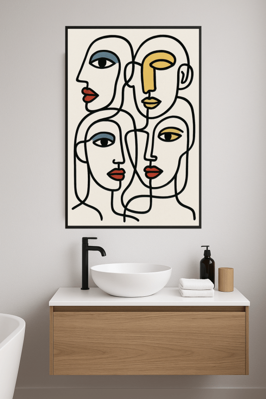 Abstrakt Wiele Twarzy Sztuki - CasaNookDecor