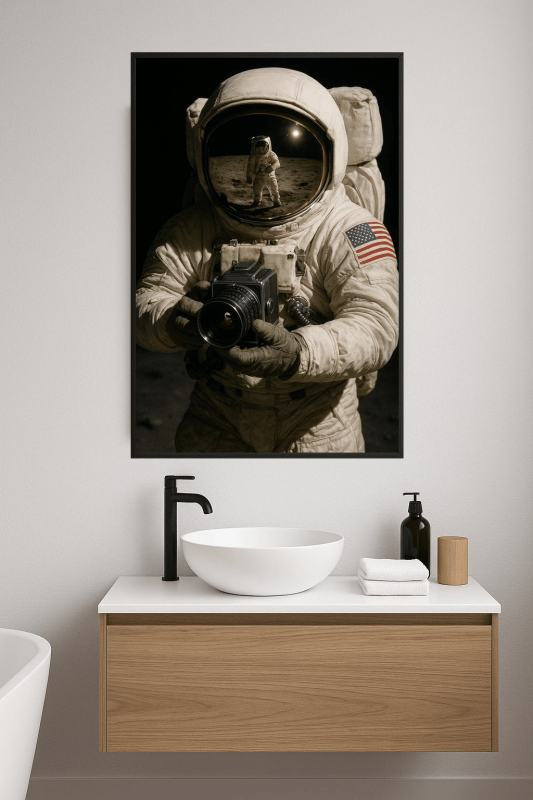 Astronauta Z Kamerą - CasaNookDecor