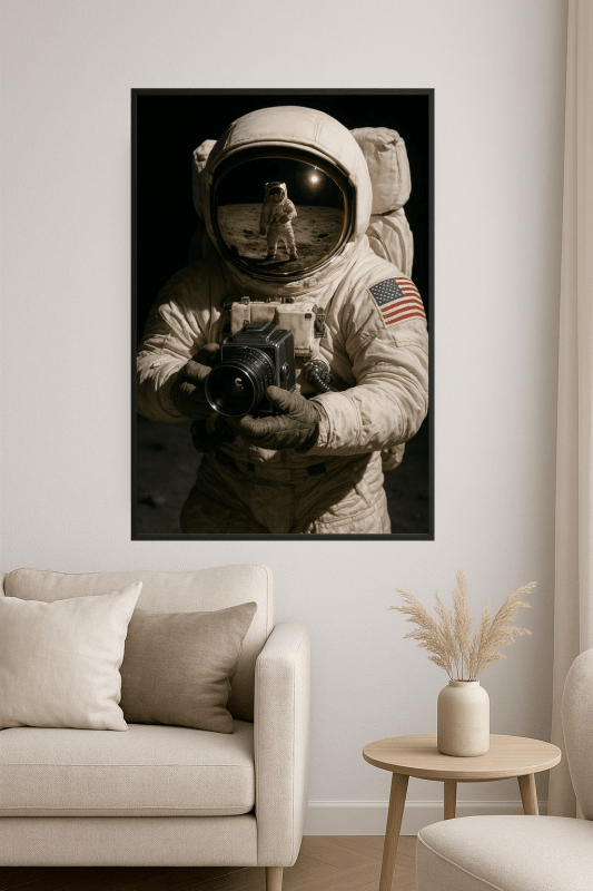 Astronauta Z Kamerą - CasaNookDecor