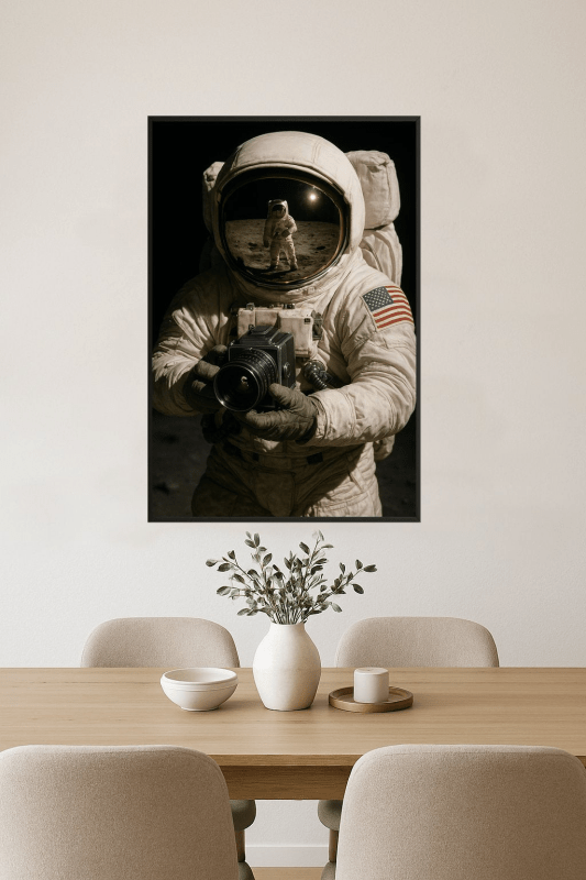 Astronauta Z Kamerą - CasaNookDecor