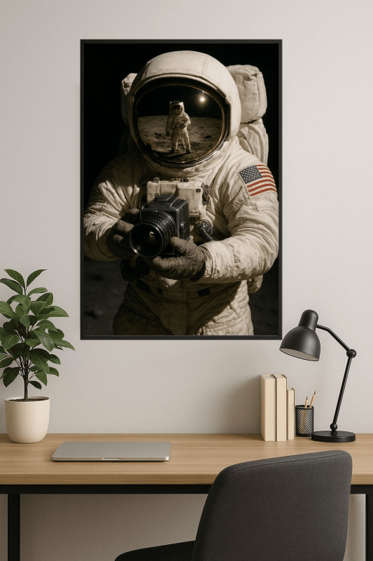 Astronauta Z Kamerą - CasaNookDecor