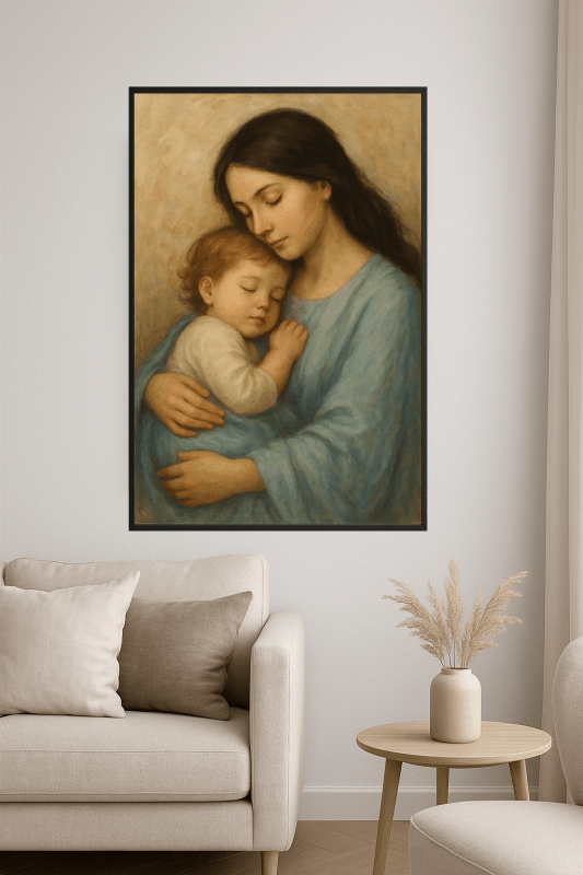 Czuły Uścisk Matki I Dziecka - CasaNookDecor