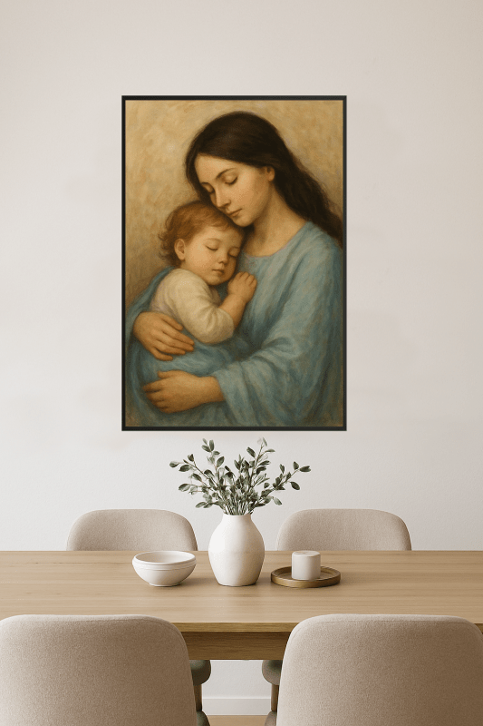 Czuły Uścisk Matki I Dziecka - CasaNookDecor