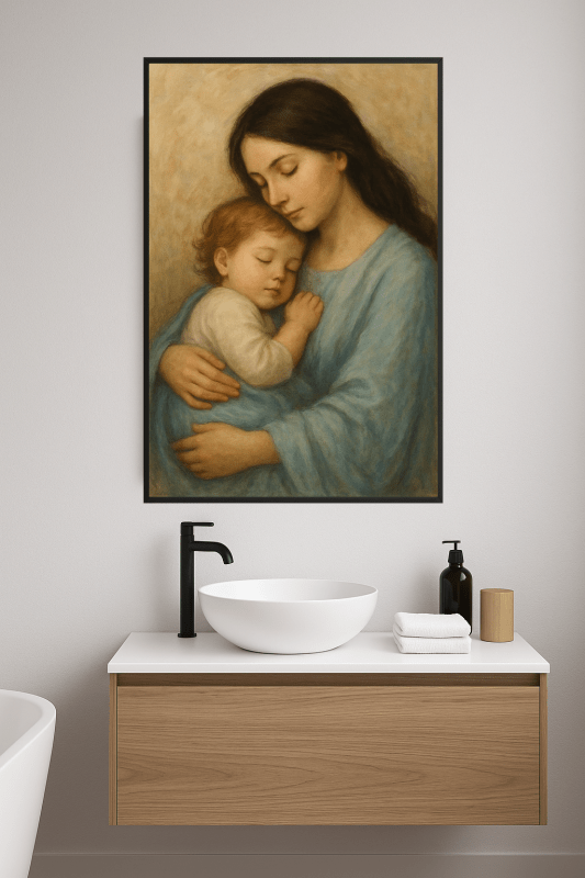 Czuły Uścisk Matki I Dziecka - CasaNookDecor