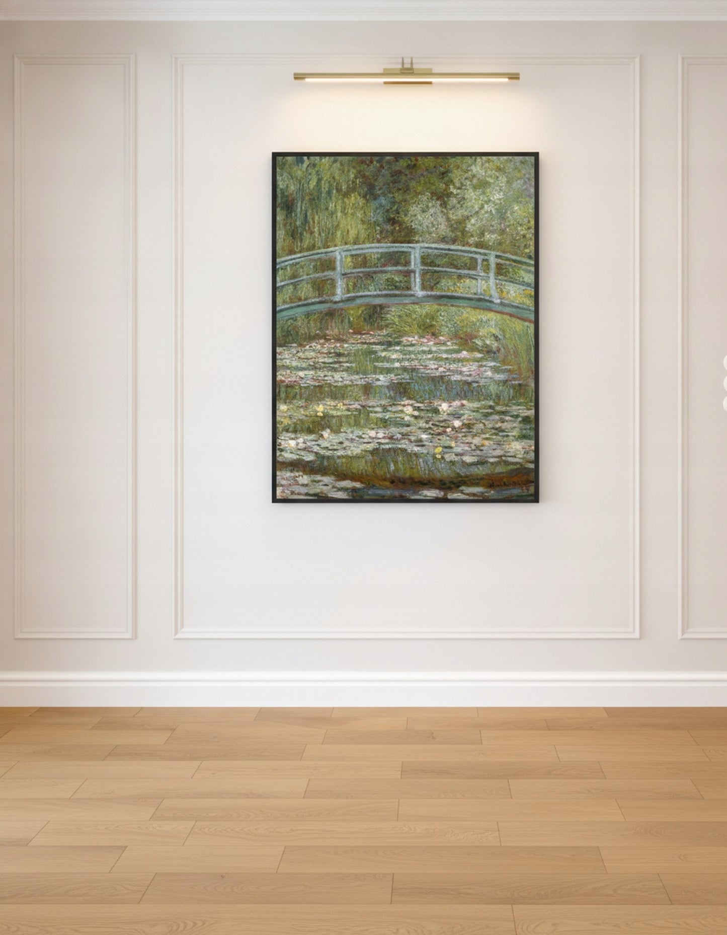 Staw Z Liliami Wodnymi Monet — Plakat – plakat do druku