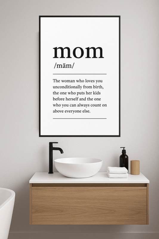 Definicja Mamy - Plakat - CasaNookDecor