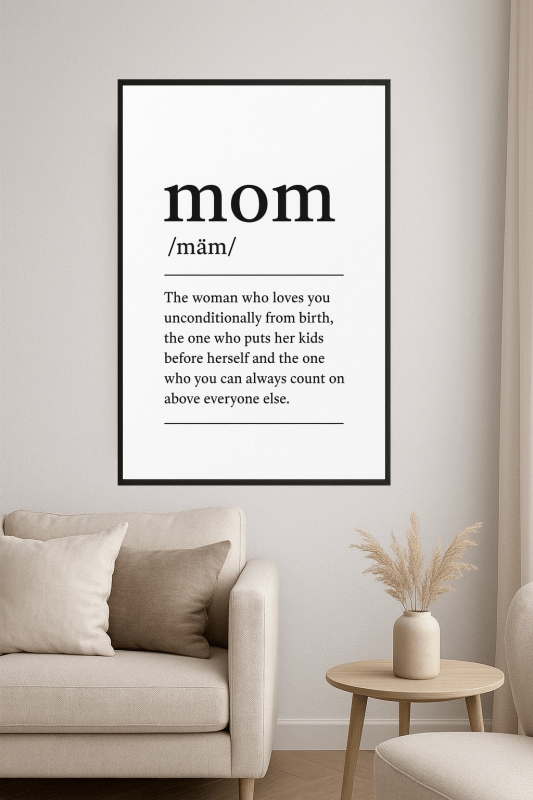 Definicja Mamy - Plakat - CasaNookDecor