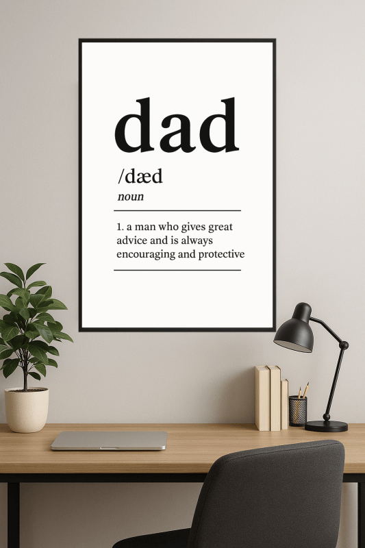 Definicja Taty Wydrukowana - CasaNookDecor