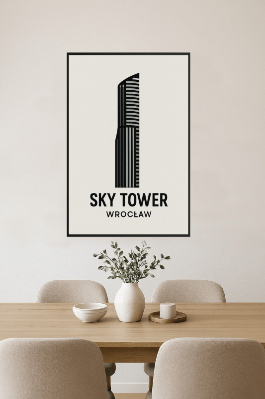 Druk Artystyczny Sky Tower Wrocław - CasaNookDecor