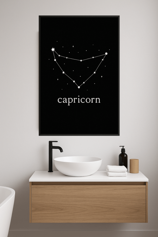 Druk Konstelacji Koziorożca - CasaNookDecor