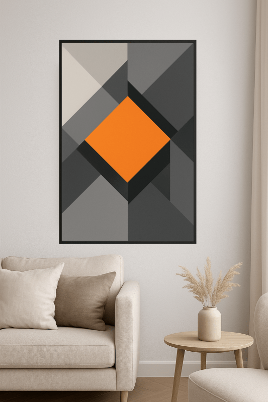 Druk Sztuki Geometrycznej - CasaNookDecor