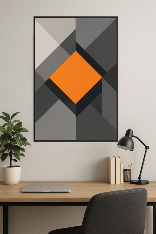 Druk Sztuki Geometrycznej - CasaNookDecor