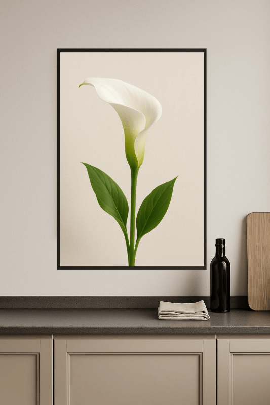 Druk Sztuki Lilii Calla - CasaNookDecor