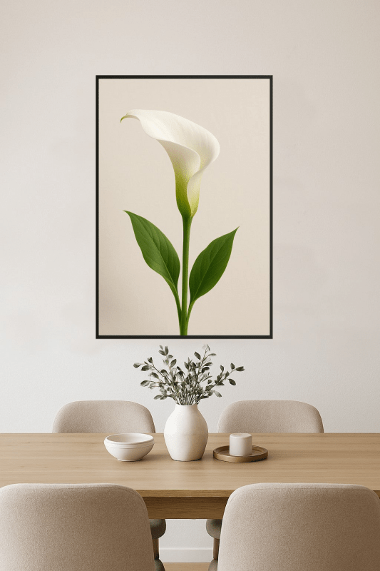 Druk Sztuki Lilii Calla - CasaNookDecor