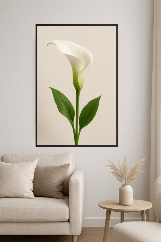 Druk Sztuki Lilii Calla - CasaNookDecor