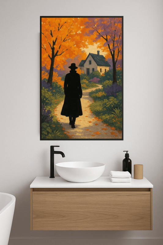 Druk Sztuki Ścieżki Jesiennej - CasaNookDecor