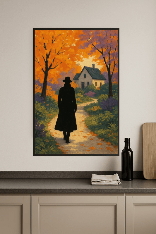 Druk Sztuki Ścieżki Jesiennej - CasaNookDecor