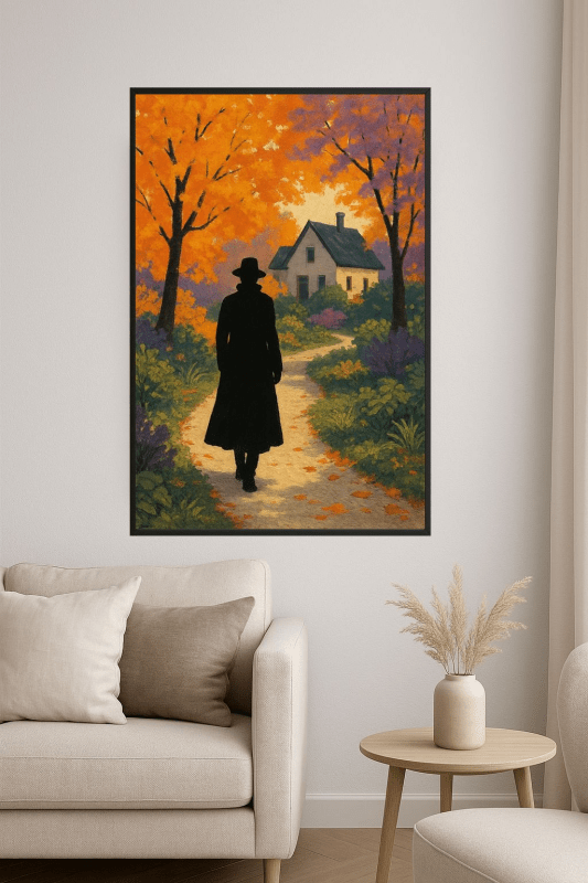 Druk Sztuki Ścieżki Jesiennej - CasaNookDecor