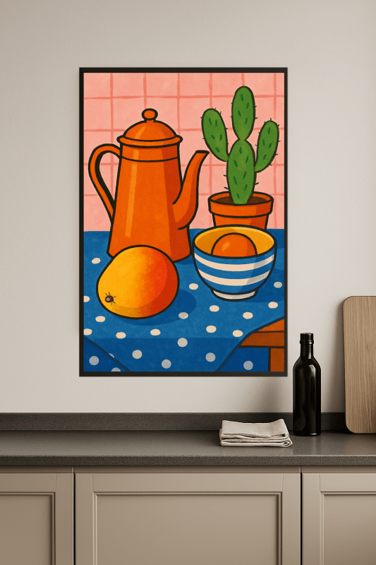 Druk Sztuki w Nastroju Wakacyjnym - CasaNookDecor