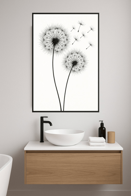 Druk Sztuki Z Mleczem - CasaNookDecor