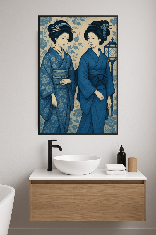 Druk Utagawy Kuniyoshiego - CasaNookDecor