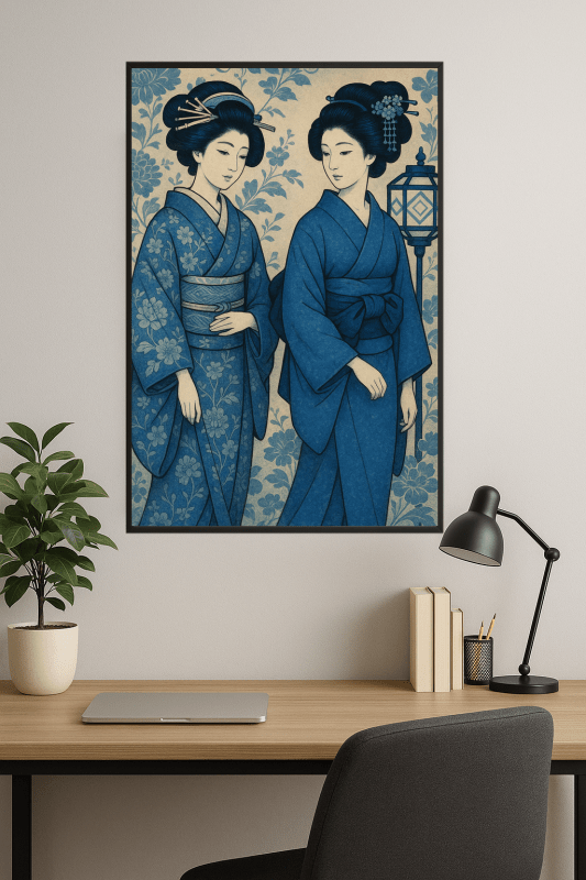 Druk Utagawy Kuniyoshiego - CasaNookDecor